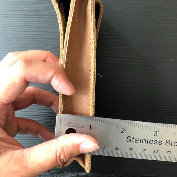 Handmade Brown Leather Wotancraft Case Bag Travel Pouch vintage military style - Picture 9 of 9